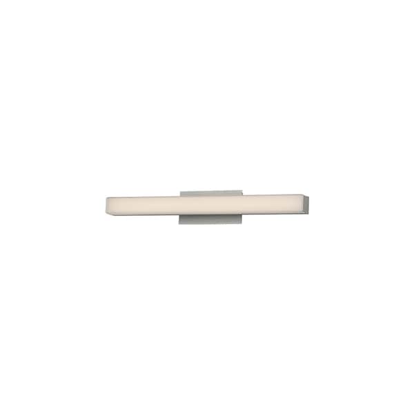 Dweled Brink 18" LED Bathroom Vanity or Wall Light 3-CCT 2700K-3000K-3500K Set to 3000K Brushed Aluminum WS-776 - main